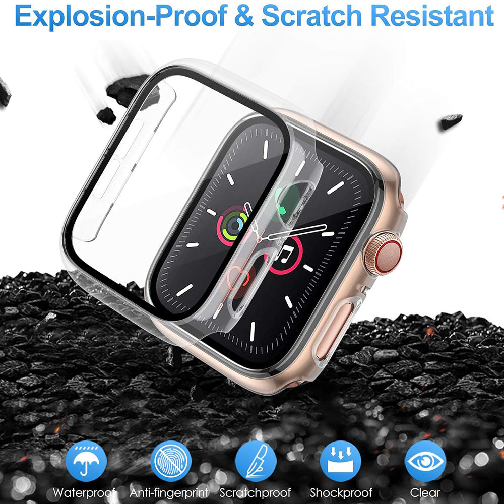 Techsuit Defense360 Pro Case for Samsung Galaxy Watch FE, Black