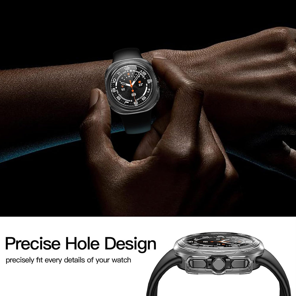 Techsuit Defense360 Pro Case for Samsung Galaxy Watch Ultra, Transparent