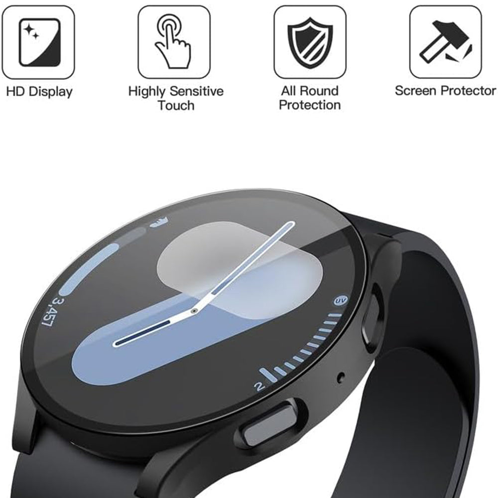 Techsuit Defense360 Pro Case for Samsung Galaxy Watch7 40mm, Black