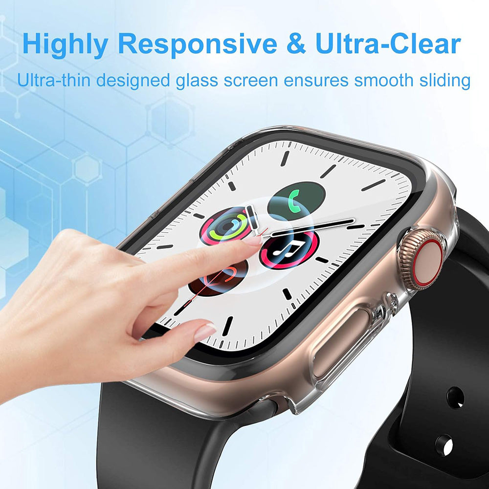 Techsuit Defense360 Pro Case for Samsung Galaxy Watch7 40mm, Black