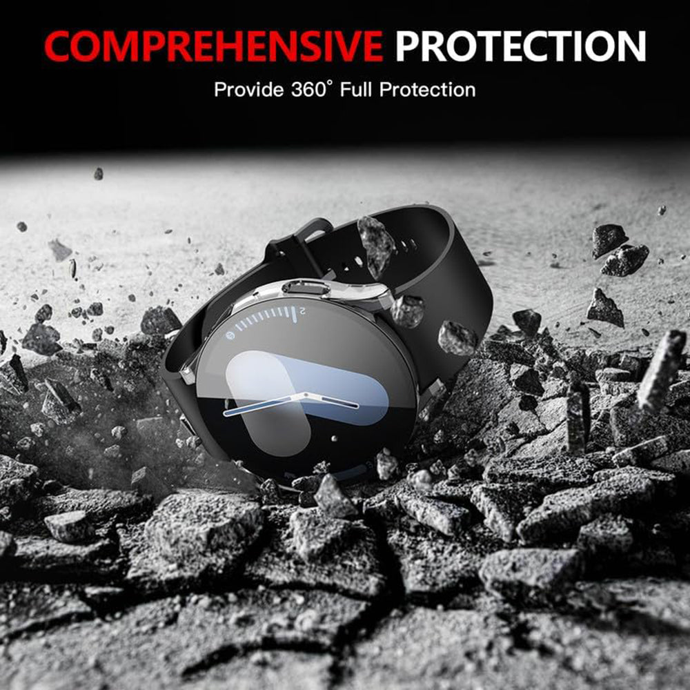 Techsuit Defense360 Pro Case for Samsung Galaxy Watch7 40mm, Transparent