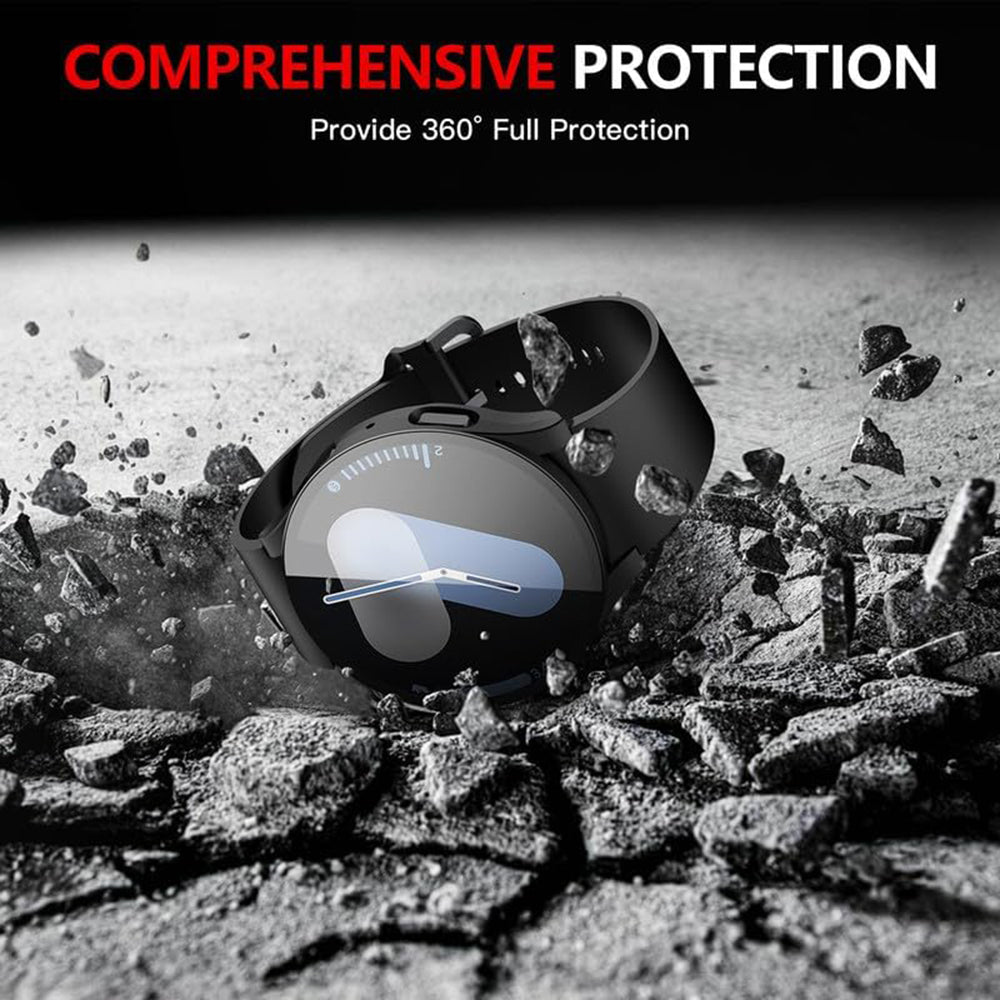 Techsuit Defense360 Pro Case for Samsung Galaxy Watch7 44mm, Black