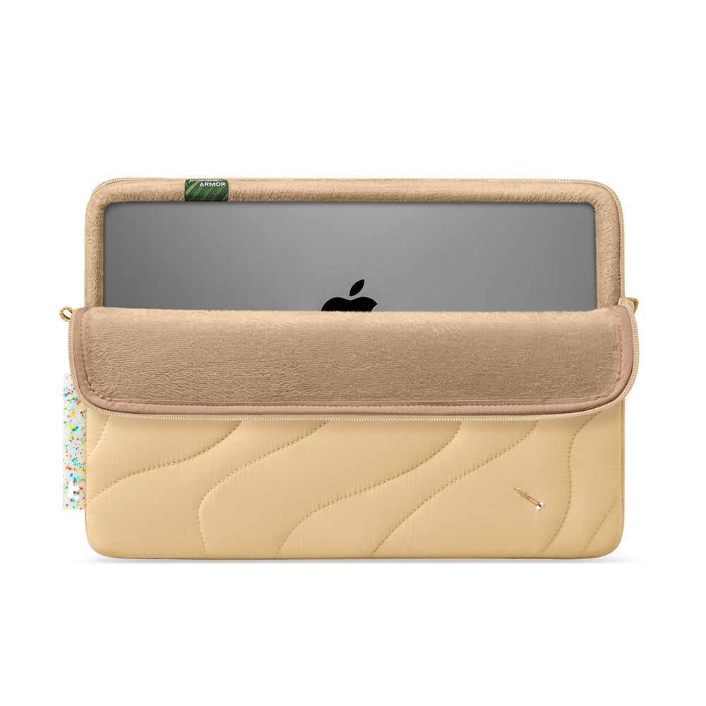 Tomtoc Terra Case for 15inch Laptop, Cream