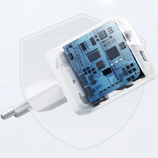 Anker 323 Network Charger, 33W, 3A, 1 x USB-A - 1 x USB-C, White A2331G21