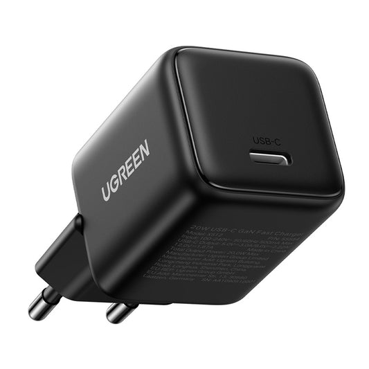 UGREEN X512 Network Charger, 20W, 3A, 1 x USB-C, Black