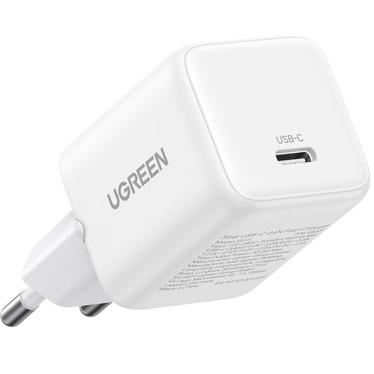 UGREEN X513 Network Charger, 30W, 3A, 1 x USB-C, White