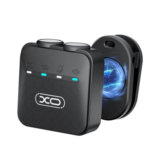 Lavalier XO Design MC15 Dual, USB-C / Lightning, Set of 2 pieces, Black