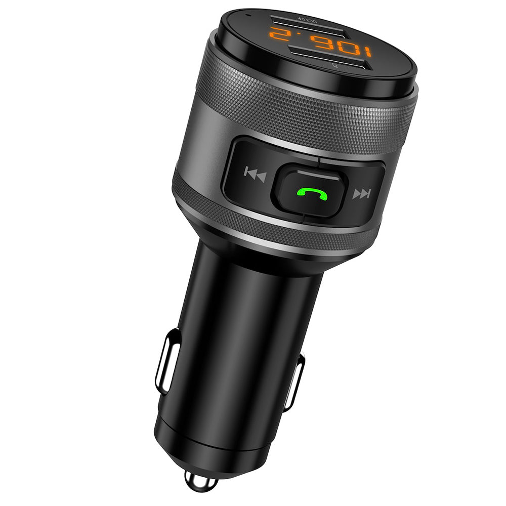 Techsuit VoltTune Bluetooth FM Modulator, 2 x USB-A
