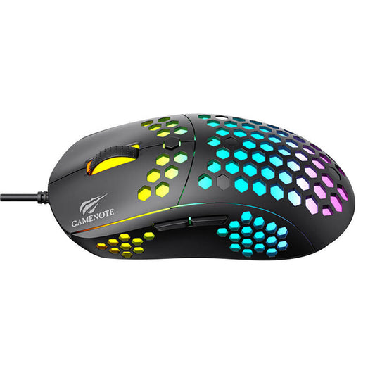 Wired USB Gaming Mouse HAVIT MS1032, RGB, 800DPI - 6400DPI, Black