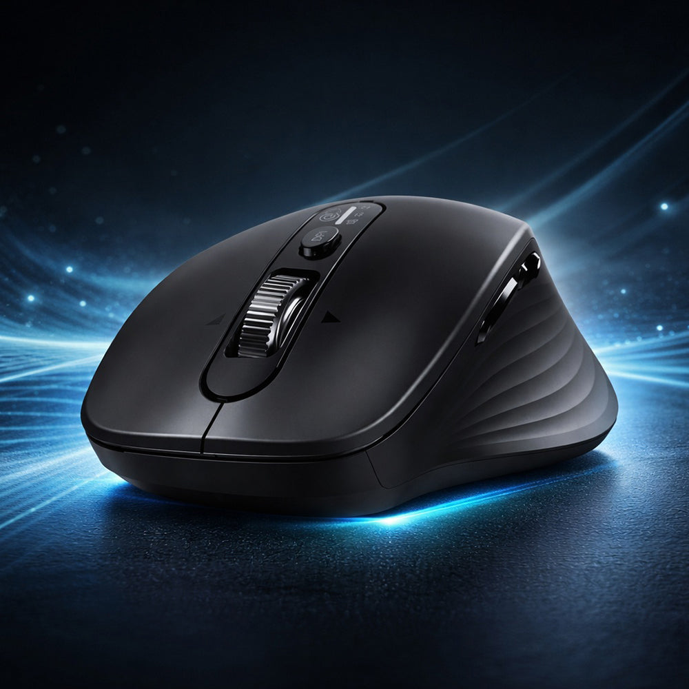 UGREEN M752 Wireless Mouse (75498B), 5000DPI, BT / Wi-Fi, Black