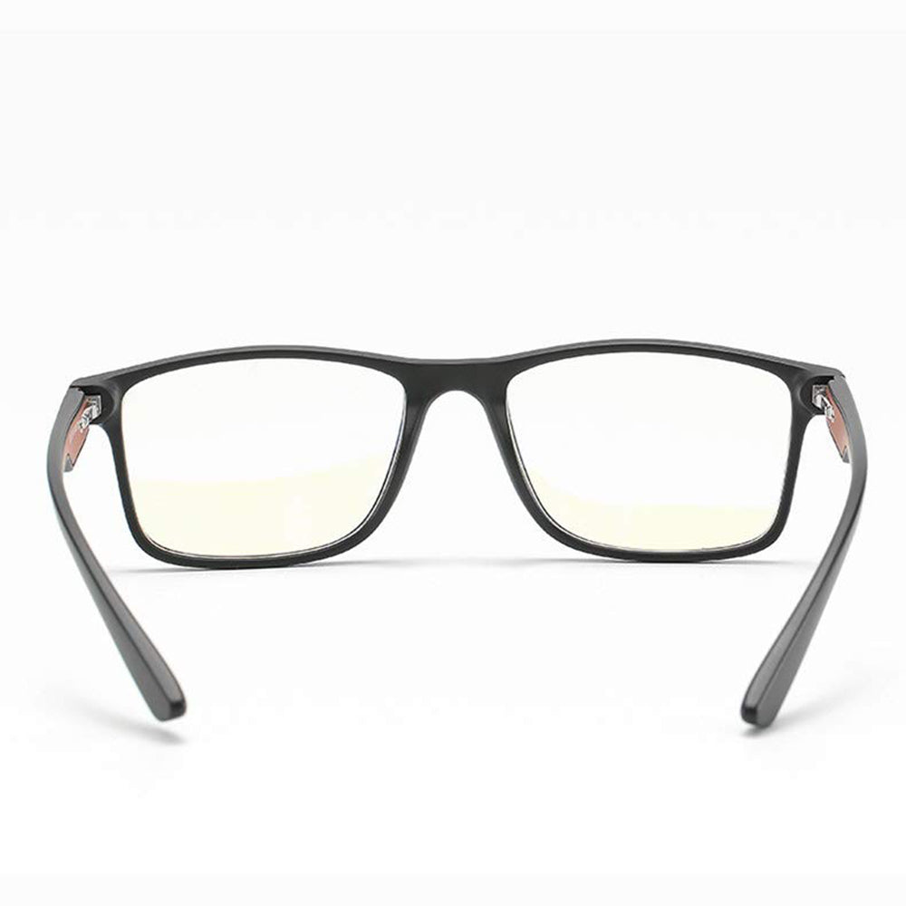 Men's Techsuit F2388 Computer Glasses, Anti-Blue Light, Black Green