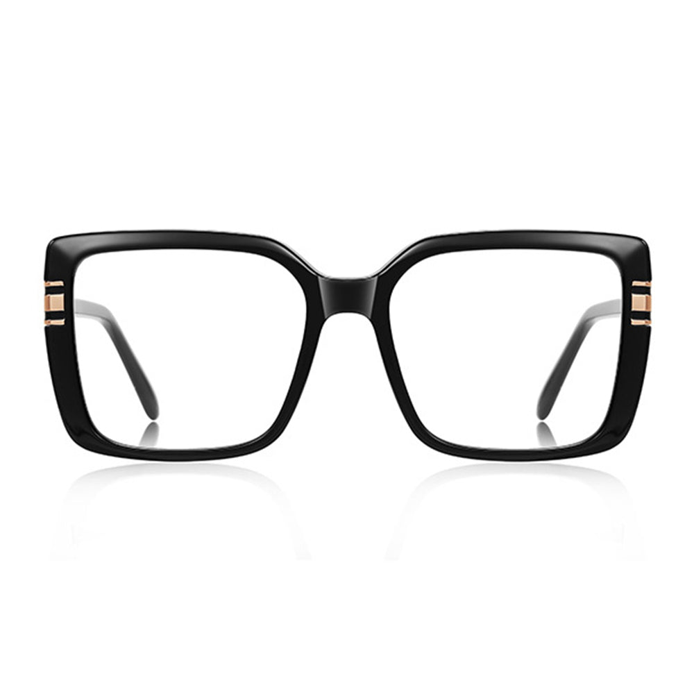 Techsuit 2270 Women's Computer Glasses, Anti-Blue Light, Black