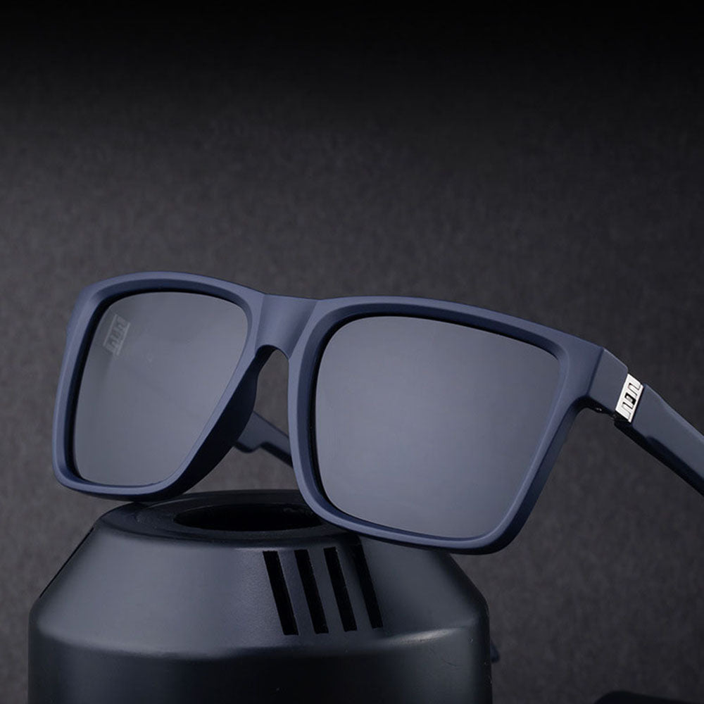 Men's Techsuit 8506 Sunglasses, Polarized, UV Protection, Matte Blue Gray