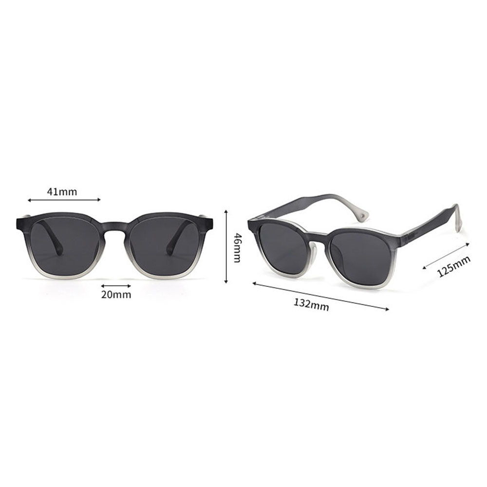 Techsuit 691 Kids Sunglasses, Polarized, UV Protection, Black Blue Green Gradient