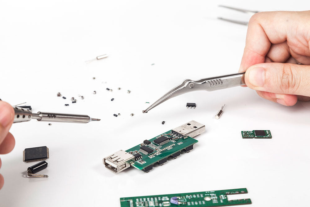 Miniware Professional Tweezers, 2in1