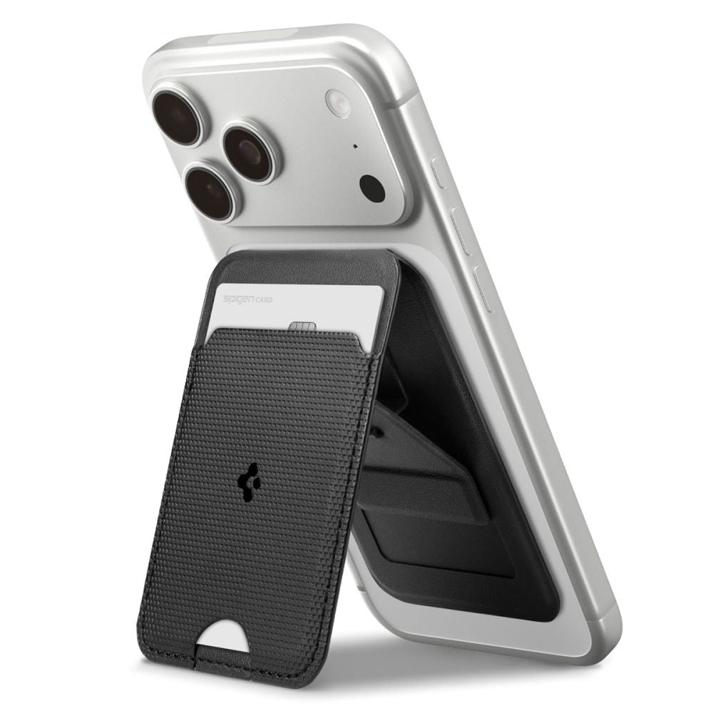 MagSafe Wallet, Spigen, Slim Fold S314-1, Black AFA10405