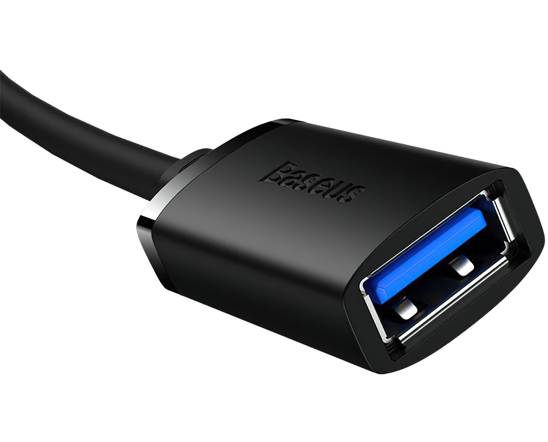 Baseus AirJoy Series USB 3.0 Extension, 1m, Black B00631103111-00