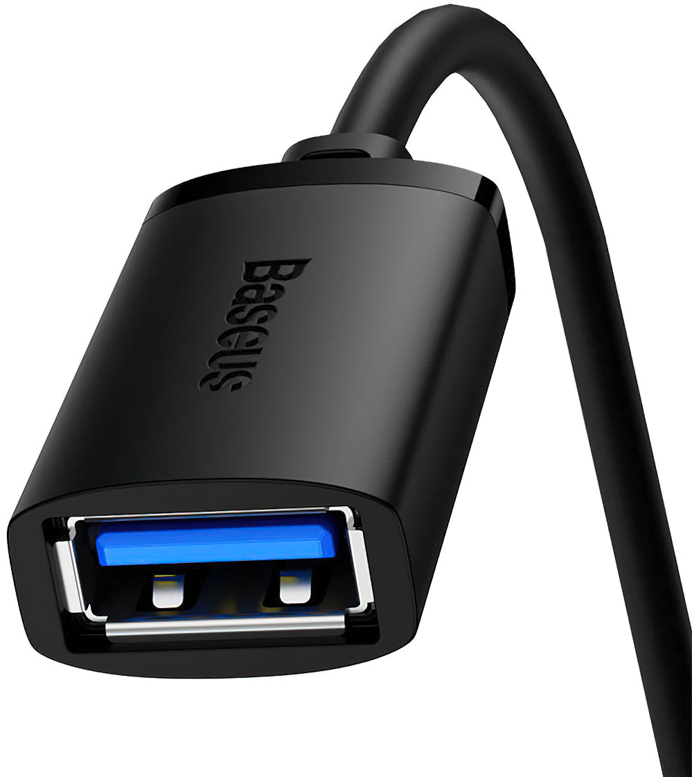 Baseus AirJoy Series USB 3.0 Extension, 1m, Black B00631103111-00