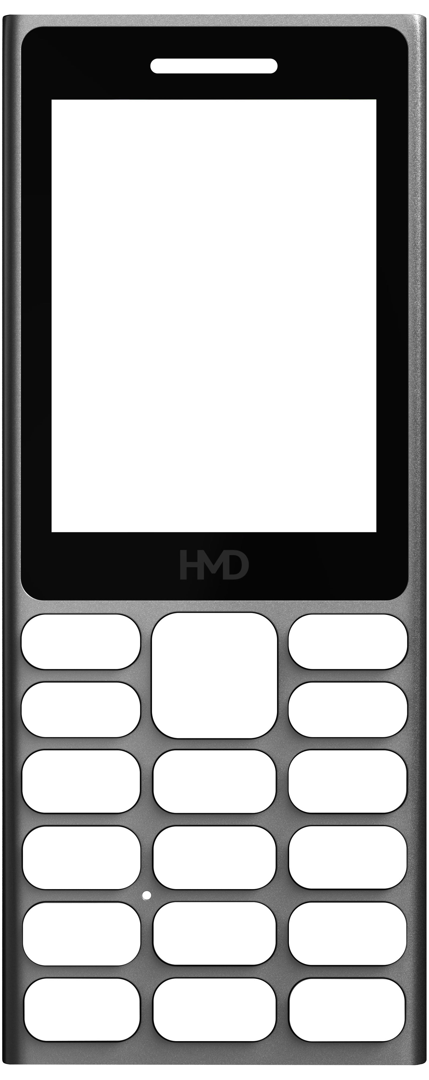 Front Cover for HMD 110 4G, Titanium