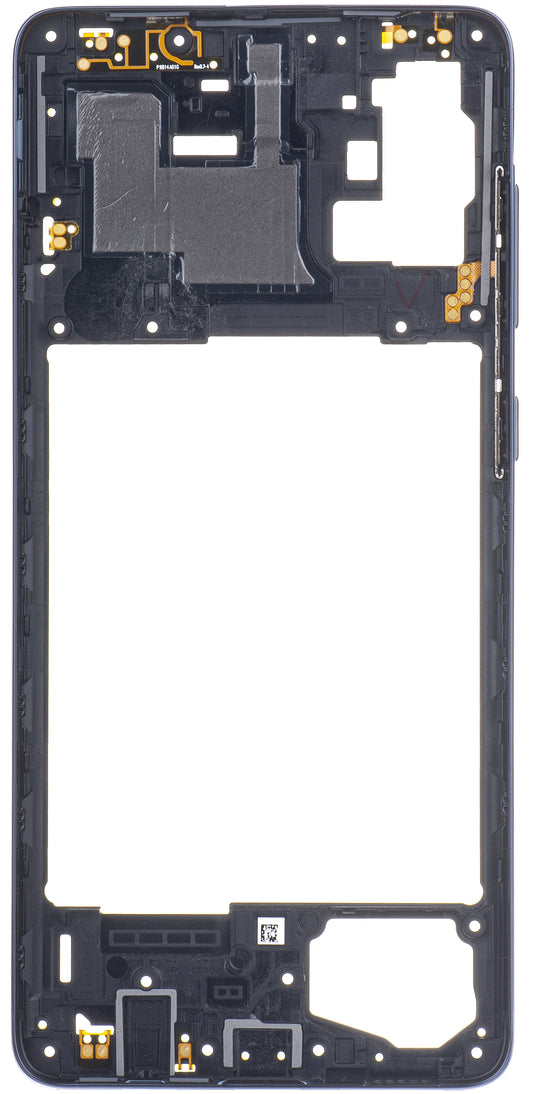 Mijloc Case Samsung Galaxy A71 A715, Black (Prism Crush Black)