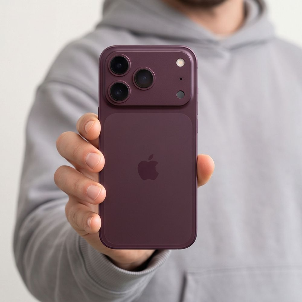 Tech-Protect Camalloy Fit+ Rear Camera Protection Frame for Apple iPhone 18 Pro, Aluminum, Burgundy