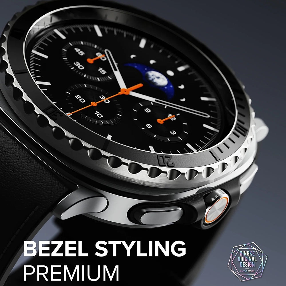 Ringke Premium Styling Protection Frame for Samsung Galaxy Watch8 Classic, Black