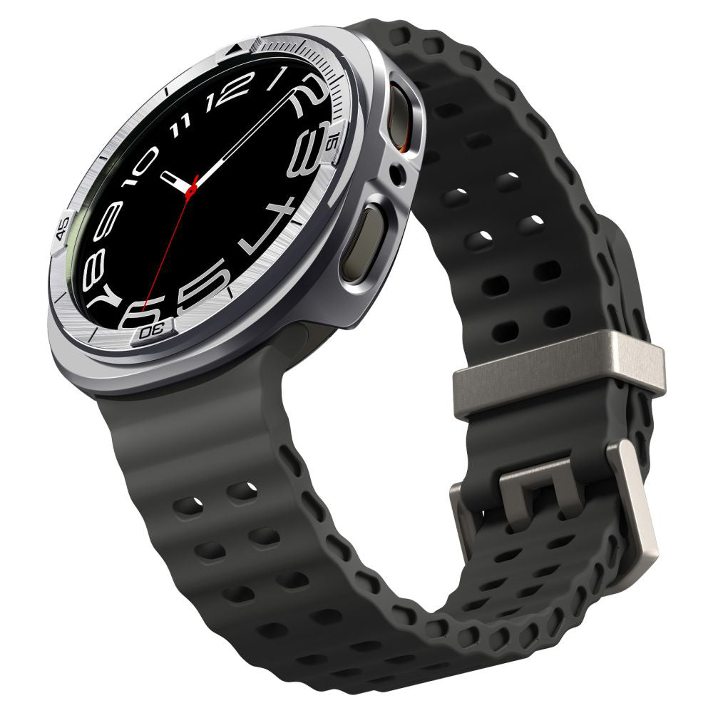 Spigen Tune Pro Pilot Protection Frame for Samsung Galaxy Watch8 44mm, Silver ACS10011