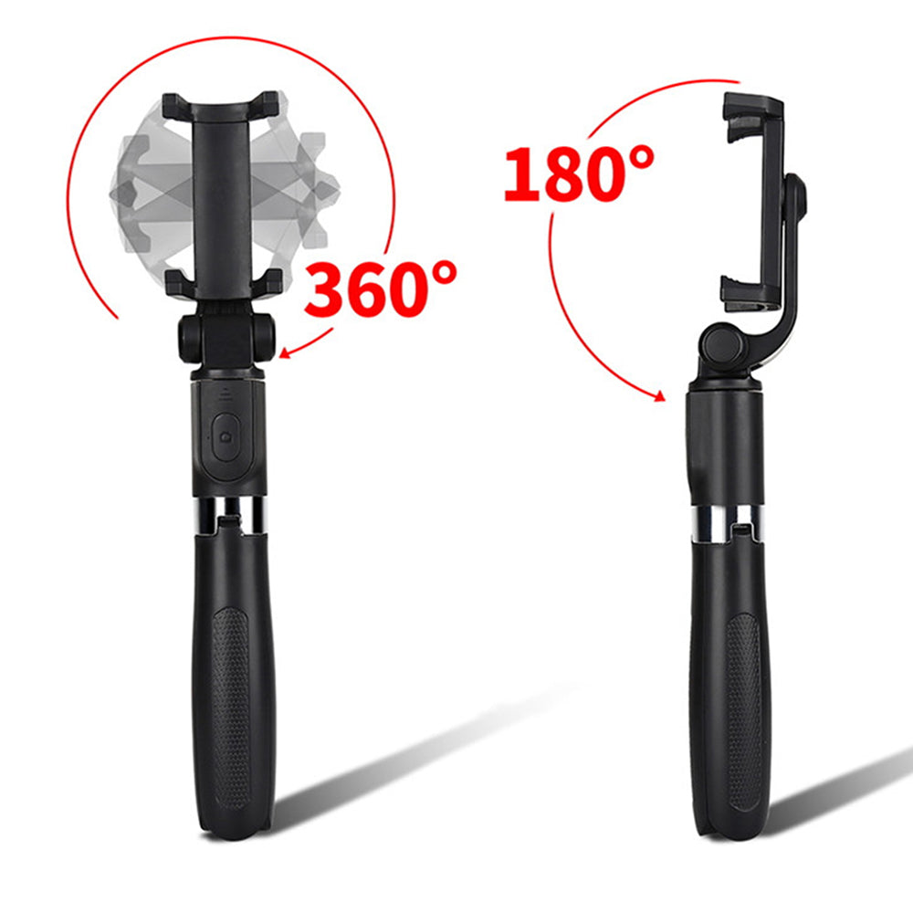 Selfie Stick Bluetooth Techsuit L01s, Universal, Black