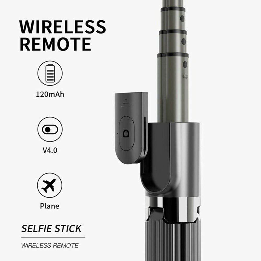 Selfie Stick Bluetooth Techsuit L08, Universal, Black