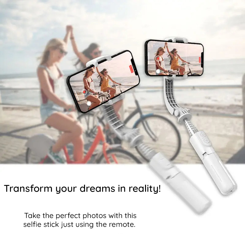 Selfie Stick Bluetooth Techsuit L08Mini, Universal, Black