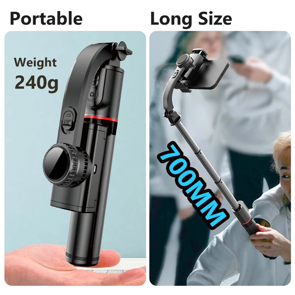 Selfie Stick Bluetooth Techsuit L19, Universal, Black