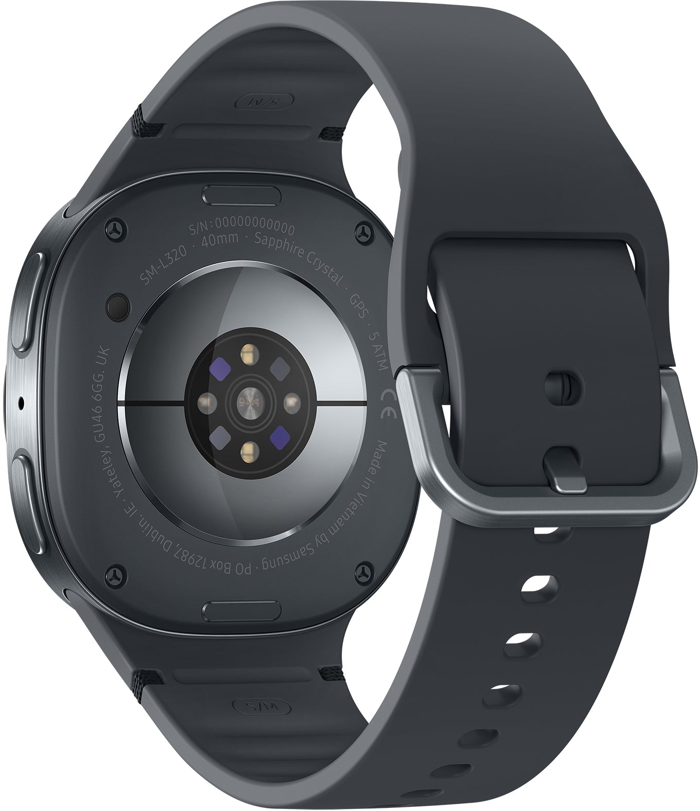 Samsung Galaxy Watch8 Smartwatch, 40mm, LTE, Black SM-L325FDAAEUE