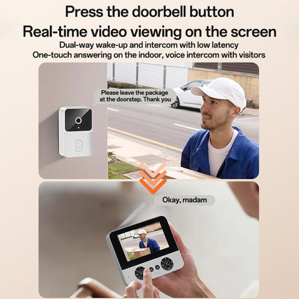 Yesido KM27 Doorbell, Wi-Fi, 2K