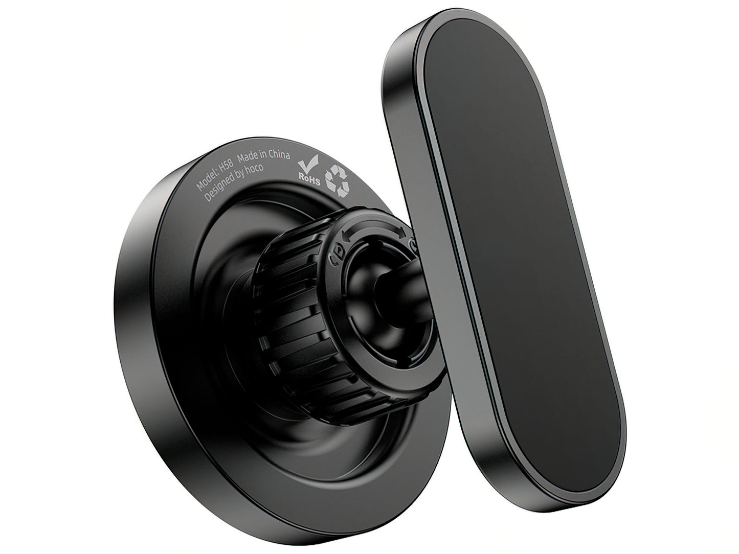 HOCO H58 Magnetic Car Holder, 4.5inch - 7inch, Black