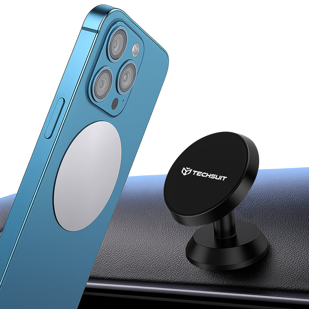 Techsuit S10 Magnetic Car Holder, Universal, Black