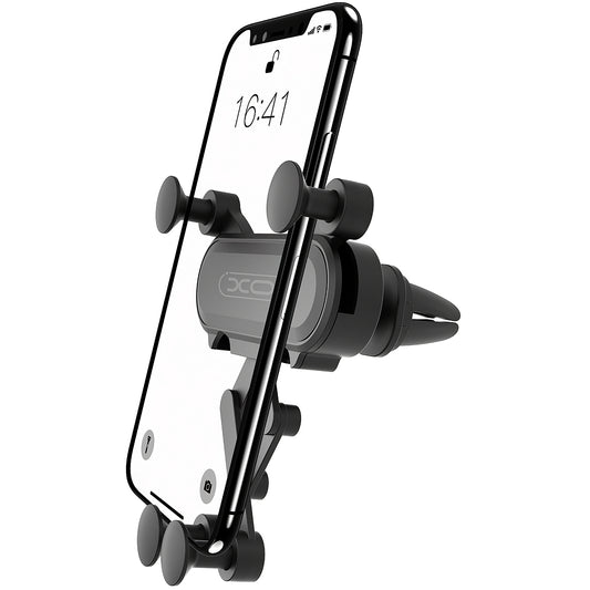XO Design C41 Gravity Car Holder, 4inch - 6inch, Black