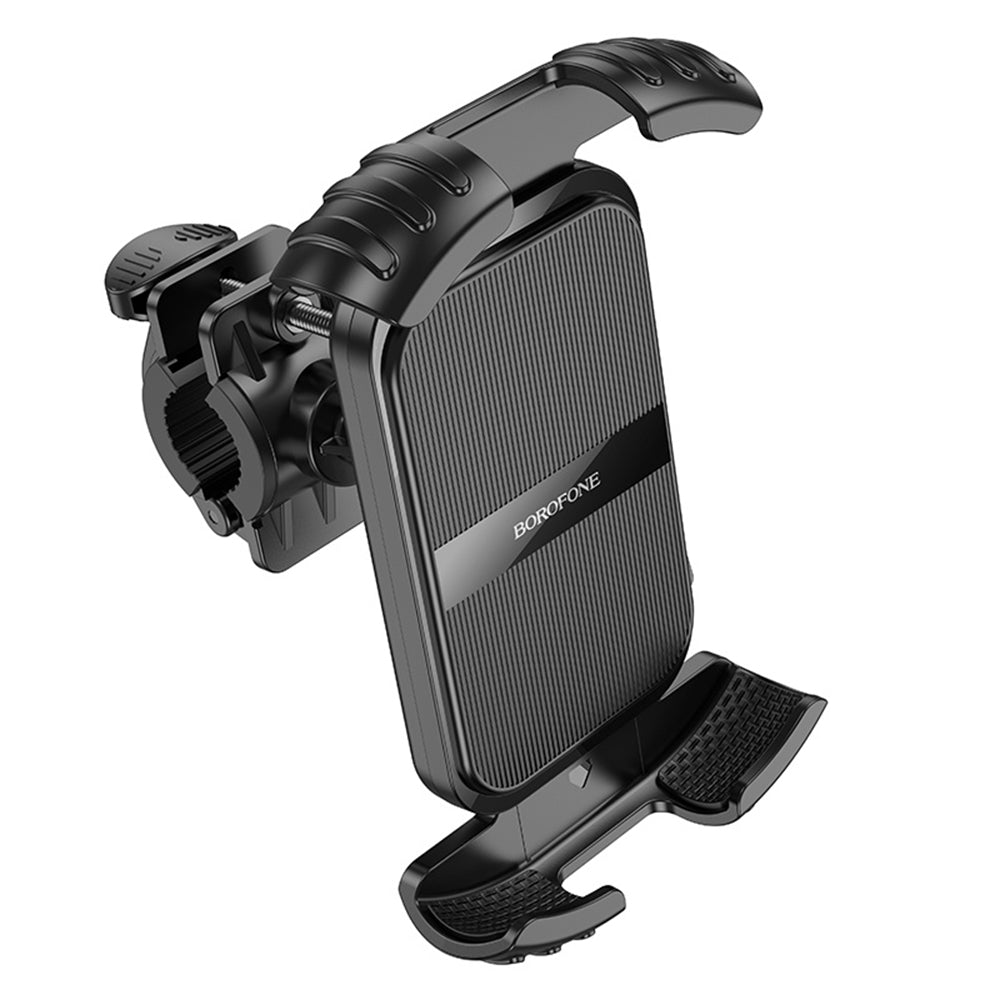 Borofone BH105 Basalt Bicycle Motorcycle Holder, 4.7inch - 7inch, Black