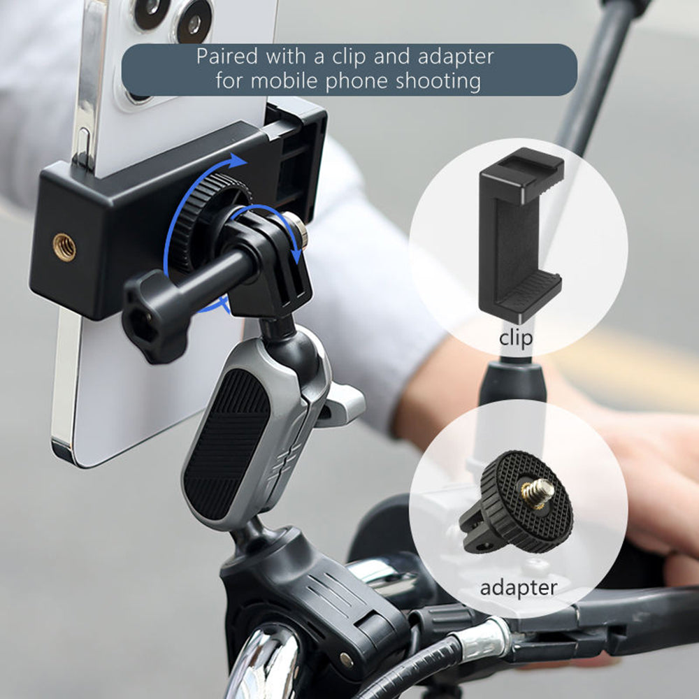 Techsuit JX-008 Sport Camera Bike Mount for GoPro, Gray