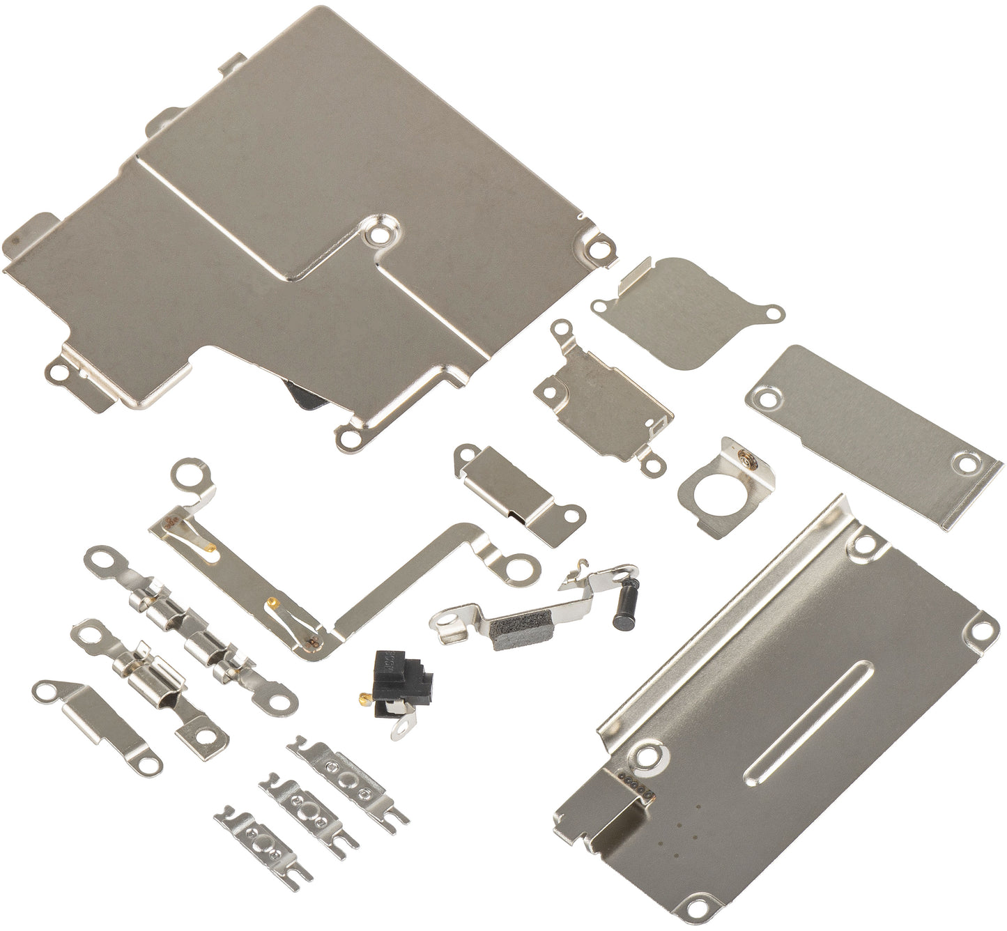 Metal Mounting Brackets on the Apple iPhone 12 Pro Baseboard