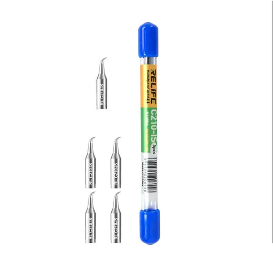Relife RL-C210IS Soldering Tip, Set of 5 Pieces
