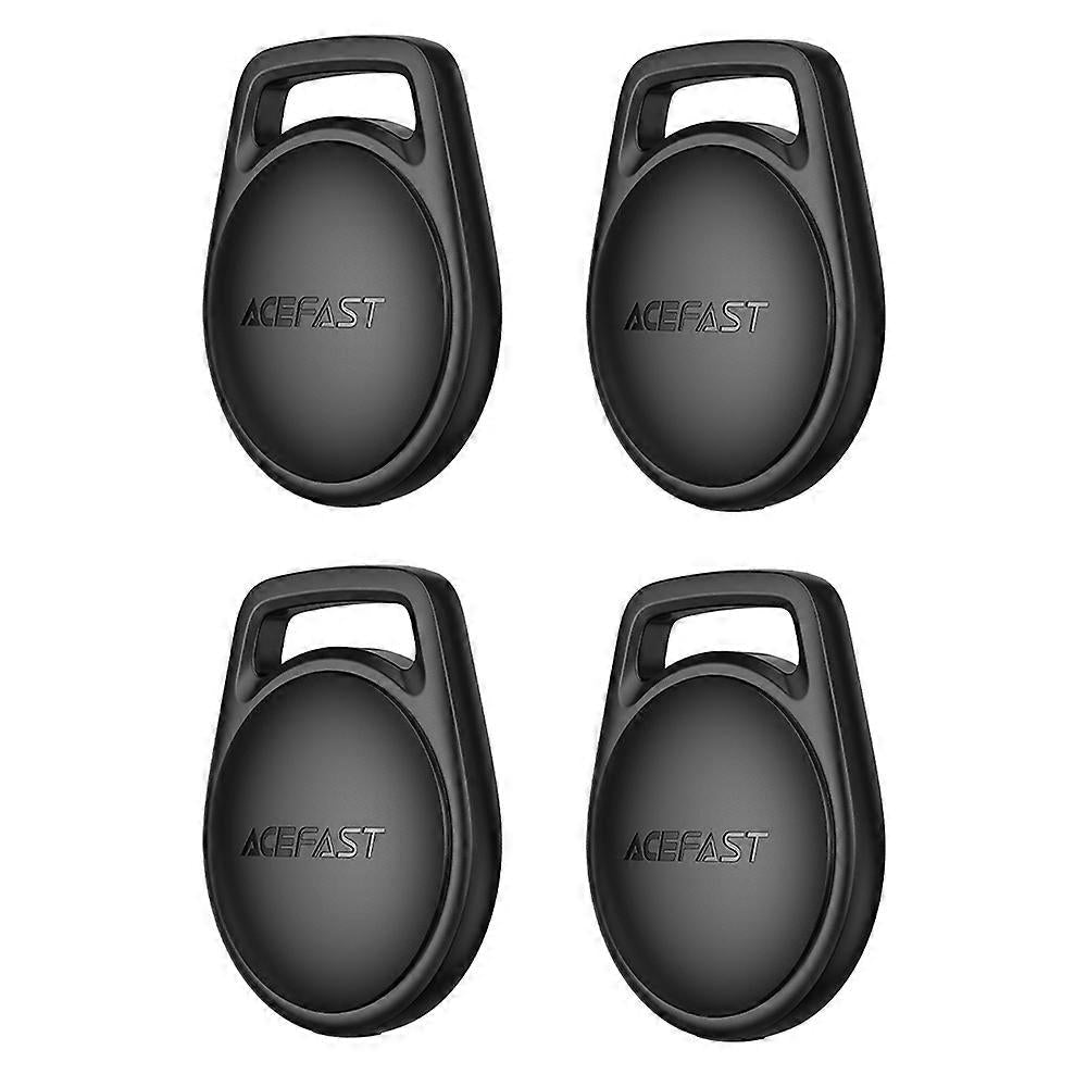 Acefast SmartTag S2 for iOS Series, Set of 4 Pieces, Black