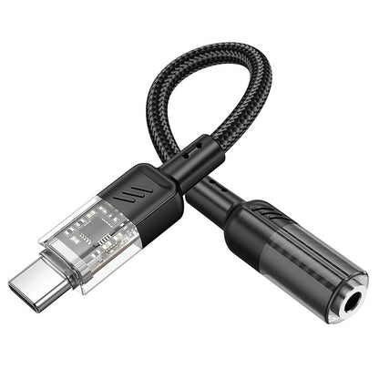USB-C - 3.5mm Audio Adapter HOCO LS37, Black 