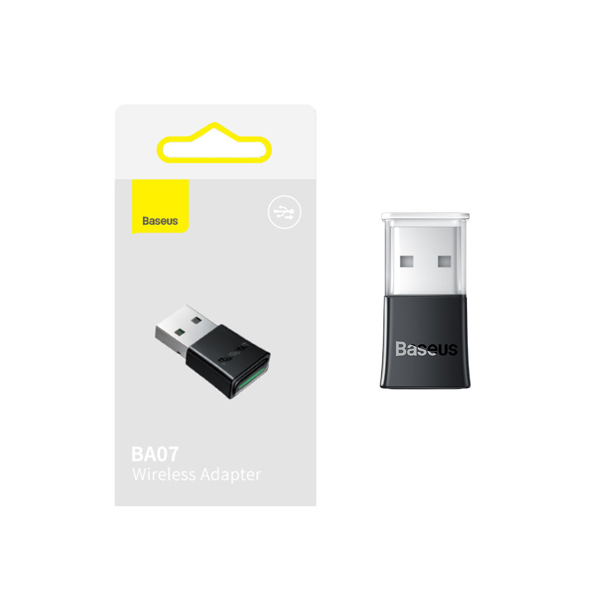 Baseus Bluetooth USB Adapter BA07, Black ZJBA01010001 