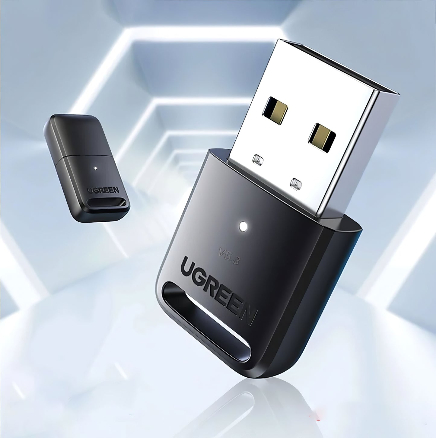 Bluetooth USB adapter UGREEN CM591, Black 