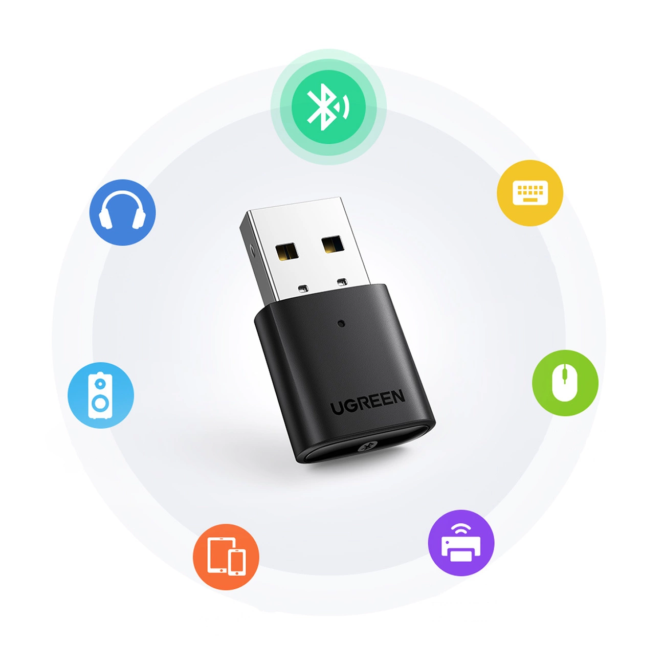 UGREEN CM390 USB Bluetooth Adapter (80889) New Version, Black