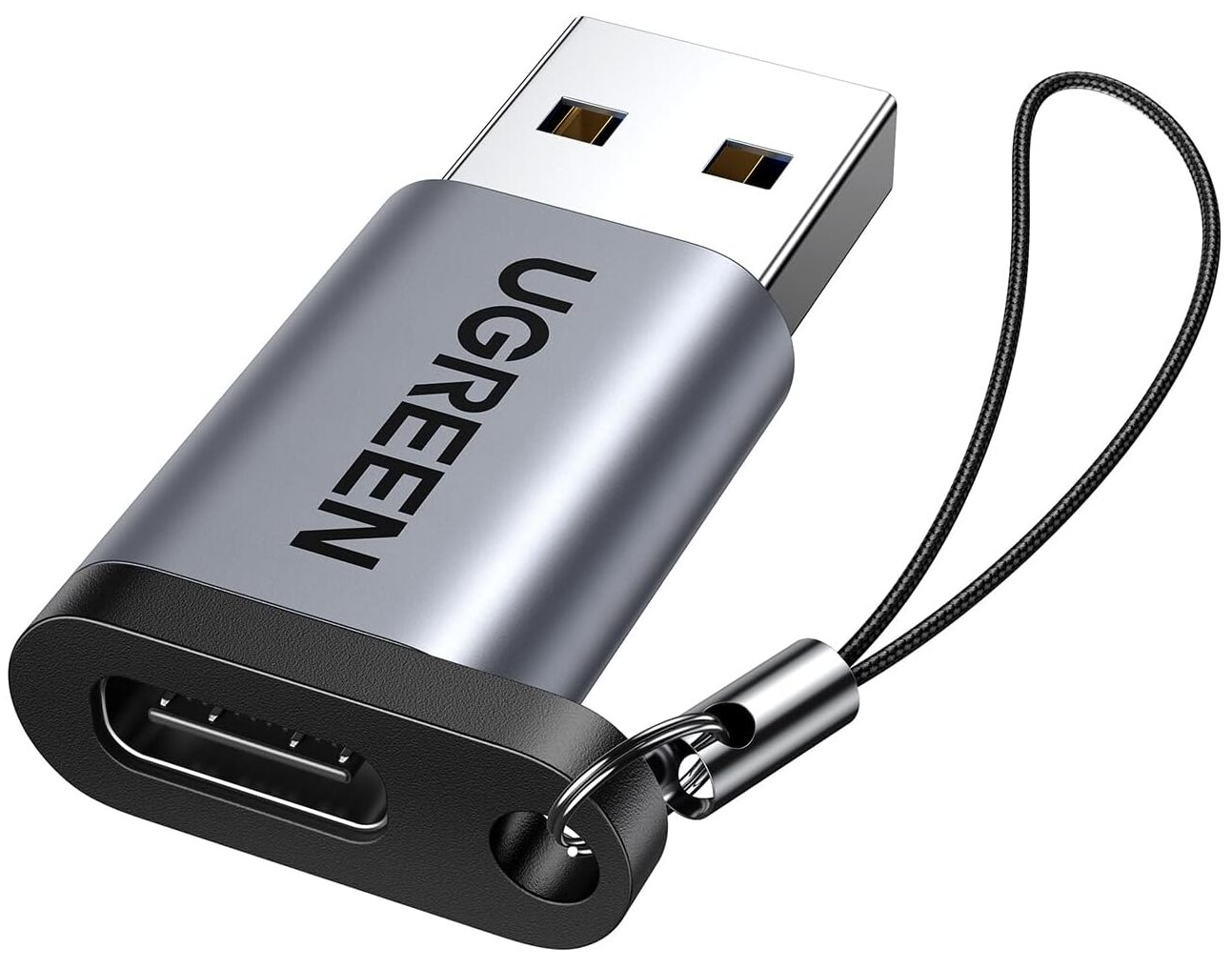 USB-C to USB-A Data and Charging Adapter UGREEN US276, Gray