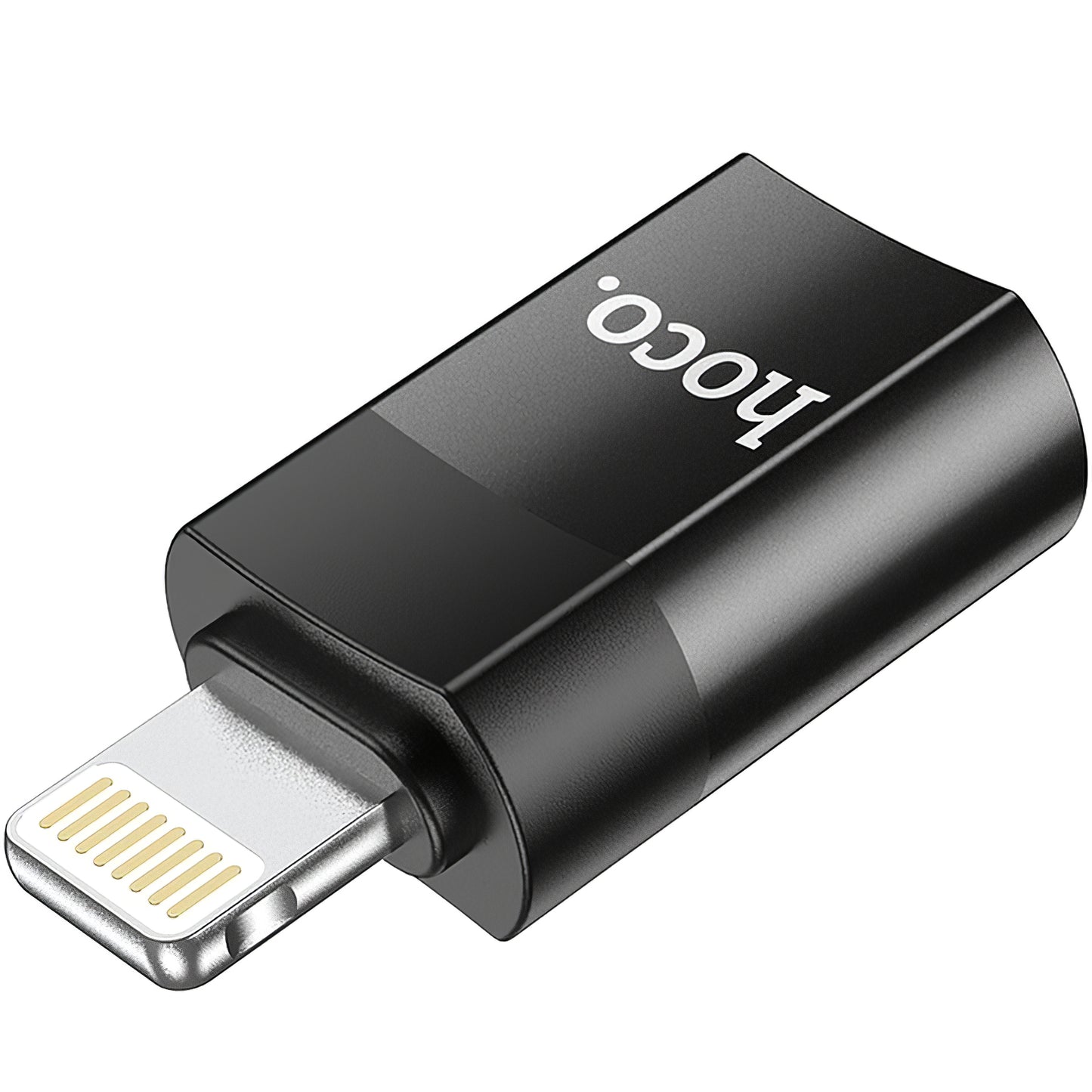 Data and Charging Adapter USB-C - Lightning HOCO UA17, Black 