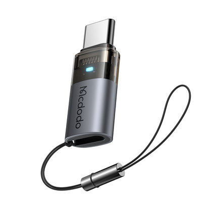 Data and Charging Adapter Lightning - USB-C McDodo OT-7610, Black