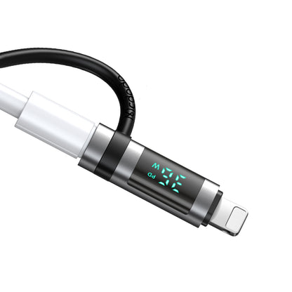 USB-C to Lightning McDodo OT-2610 Pigeon Display Adapter, Black