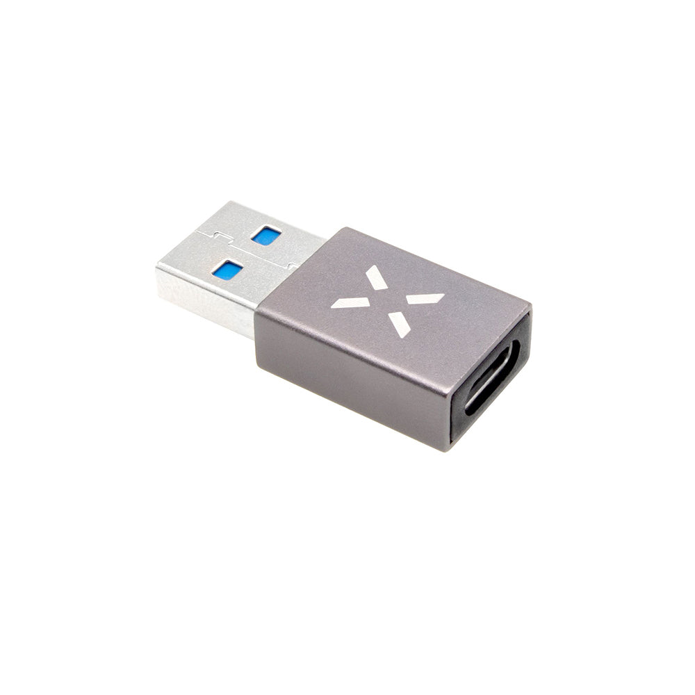 USB-C to USB-A Data and Charging Adapter, Fixed, Grey